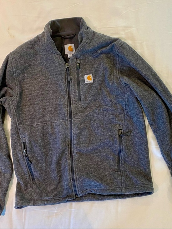Carhartt Other - Carhartt Men's Dark Heather Gray Zip-Up Fleece Jacket